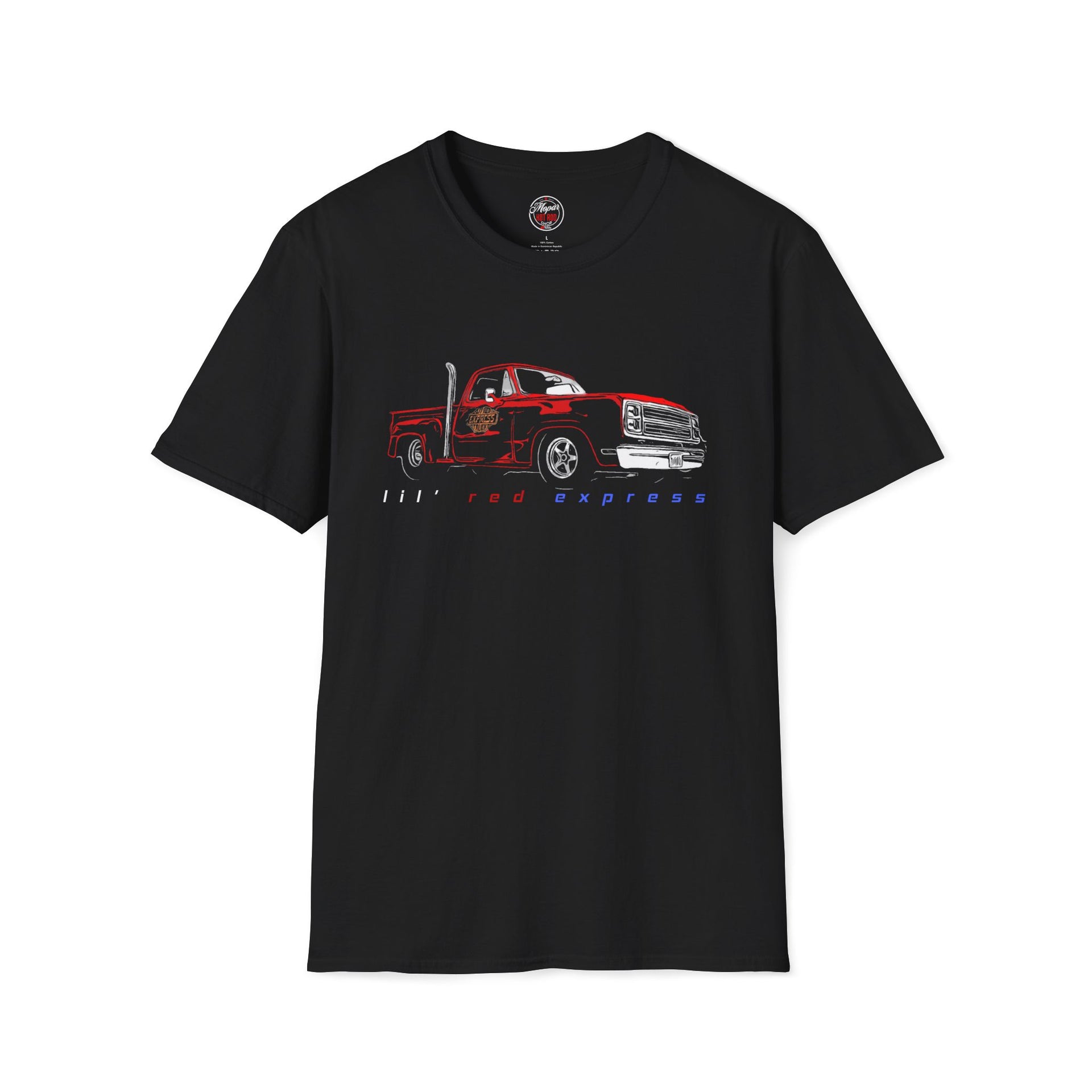 Lil Red Express Softstyle T-Shirt – Mopar Hot Rod Shop, image size:1920x1920