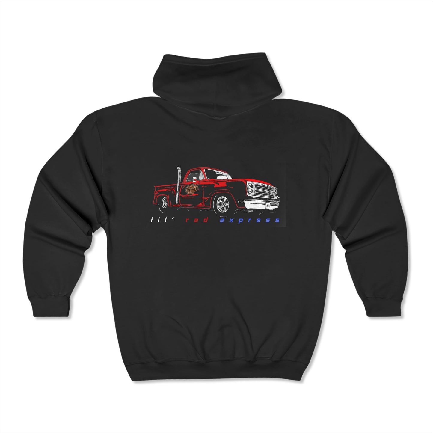 Prostreet 1979 Lil' Red Express - Full Zip Hooded Sweatshirt
